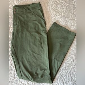 Marmot Olive Green Hiking Pants, Casual Lightweight, Size 10